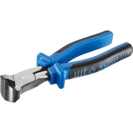 Кусачки торцевые ЗУБР, особостойкое спец. покрытие Н12Х1 (никель/хром), двухкомпонентные рукоятки, 180мм 2201-7-18_z01 купить в Нягани