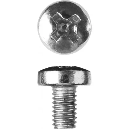 Винт ЗУБР &quot;МАСТЕР&quot; DIN 7985, класс прочности 4.8, оцинкованный, M5x8мм, 5кг 303150-05-008 купить в Нягани