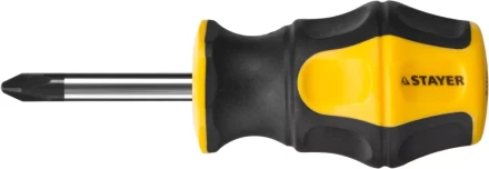 Отвертка STAYER &quot;MASTER&quot; &quot;HERCULES&quot;, Сr-V, противоскользящая рукоятка, PH2x38мм 25052-38-2_z02 купить в Нягани