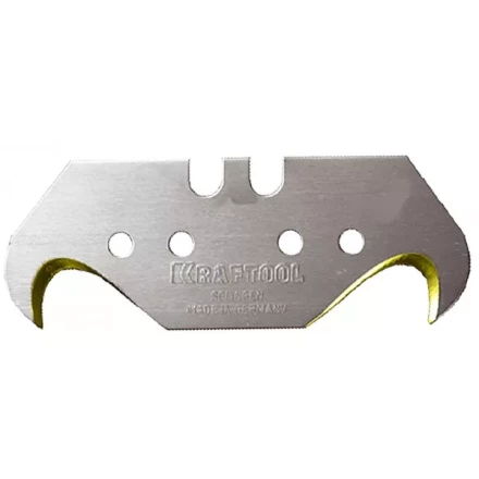 Лезвие KRAFTOOL&quot;PRO&quot; &quot;SOLINGEN&quot;сменное,для универс ножей,нитрид титана,многоур закалка,крюк типS24,18,7х50х0,50мм,5шт 09643-TIN-S5_z01 купить в Нягани