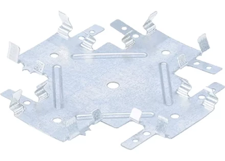 Краб соединительный для профиля KR 0,7 мм KR 60х27 мм цинк СИБРТЕХ 46560 купить в Нягани