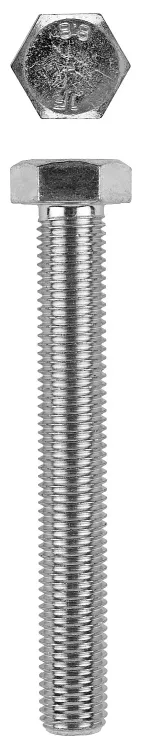 Болт с шестигранной головкой, DIN 933, кл. пр. 8.8, оцинкованный, M10x50мм, 100шт, KRAFTOOL 303074-10-050 303074-10-050 купить в Нягани