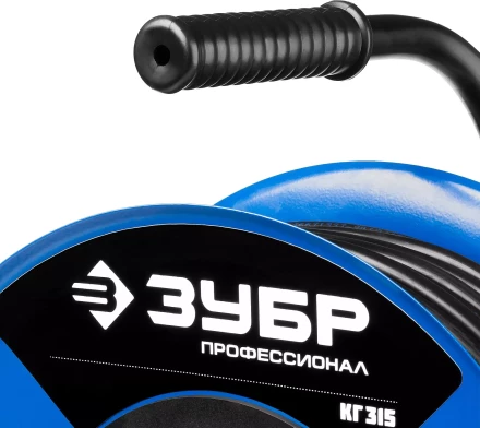 Удлинитель на катушке &quot;КГ 315&quot;, 50 м, 3700 Вт, 4 гнезда, IP44, КГ 3х1,5 кв мм, ЗУБР 55080-50 купить в Нягани