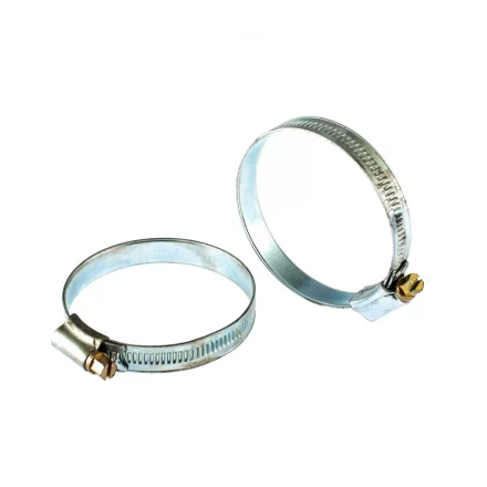 Хомуты металлические червячные 51-70 мм ширина 12 мм английский тип W1 2 шт Сибртех 47671 купить в Нягани