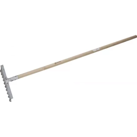 Грабли ЗУБР из нержавеющей стали, 10 витых зубцов, деревянный черенок 4-39481-10 купить в Нягани