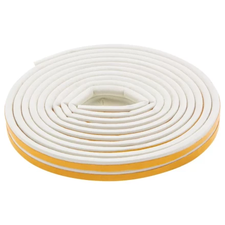 Уплотнитель резиновый, 6 м, профиль &quot;P&quot;, белый Сибртех 88913 купить в Нягани