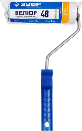 ЗУБР ВЕЛЮР, 8 х 180 мм, бюгель 8 мм, ворс 4 мм, 50% акрил, 50% шерсть, для лаков и эмалей, малярный валик, Профессионал (03514-18) купить в Нягани
