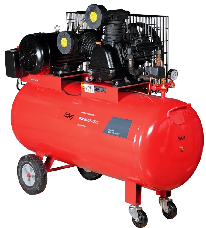 Компрессор масляный поршневой ременной Fubag DCF 900/270 CT7.5 двухступенчатый купить в Нягани