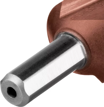 Сверло ЗУБР &quot;КОБАЛЬТ&quot; ступен. по сталям и цв.мет.ст.Р6М5 с кобальт.покрыт.d6-20мм, 8ступ.d6-20,L-75мм, трехгран.хв. 8мм 29672-6-20-8 купить в Нягани