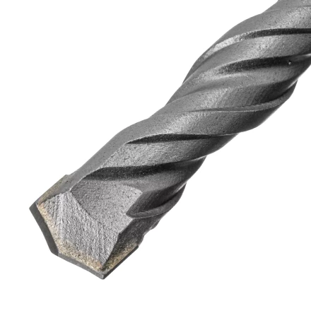 Бур по бетону Denzel, 10 x 210 мм, двойная спираль, три пылеотводящие кромки, 705017 купить в Нягани