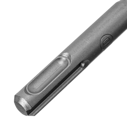 Бур по бетону Denzel, 10 x 210 мм, двойная спираль, три пылеотводящие кромки, 705017 купить в Нягани