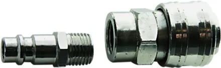 Набор переходников быстросъемное соединение резьбовое соед. 2 шт. внутр. диаметр 1/4&quot;  MATRIX 57016 купить в Нягани