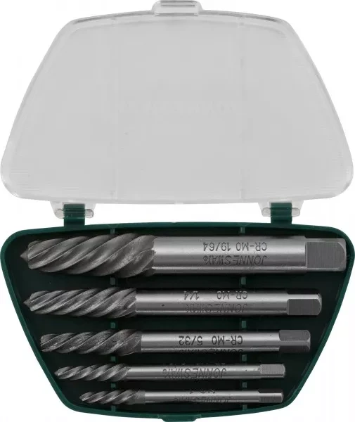 Комплект экстракторов съемник шпилек  5/64"- 19/64" 5 предметов   AG 010049  Jonnesway 47024 купить в Нягани