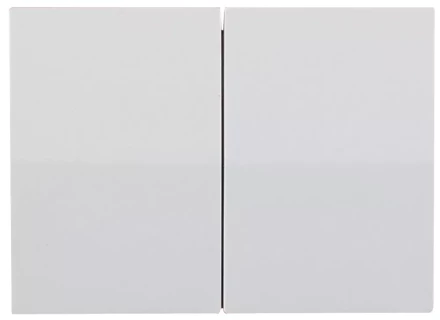 Выключатель СВЕТОЗАР &quot;ЭФФЕКТ&quot; двухклавишный, без вставки и рамки, цвет светло-серый металлик, 10A/~250B SV-54434-SM купить в Нягани