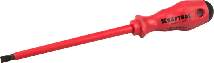 Отвертка KRAFTOOL "VOLT-KRAFT" 1000В, SL 8,0х175мм 25005-8-175 купить в Нягани