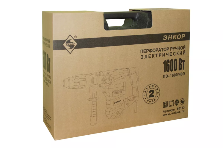 Перфоратор SDS max ПЭ-1600/40Э Энкор 50133 купить в Нягани