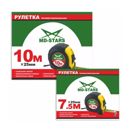 Рулетка измерительная MD-STARS 56-3019 купить в Нягани