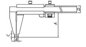 Штангенциркуль ШЦ 3-400 (0.05) класс Премиум губки 90мм купить в Нягани