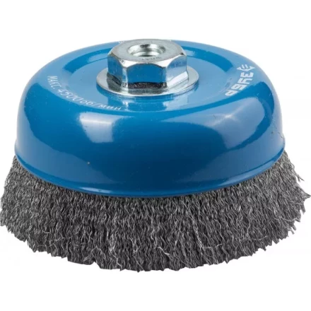 ЗУБР &quot;ПРОФЕССИОНАЛ&quot;. Щетка чашечная для УШМ, витая стальная проволока 0,3мм, 150ммхМ14 35261-150_z02 купить в Нягани