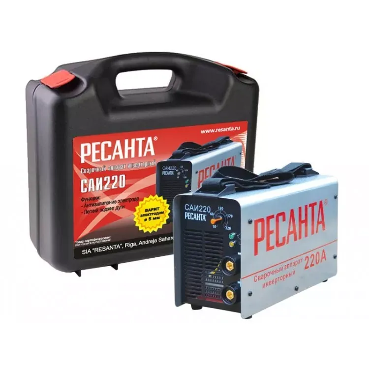 Сварочный инвертор Ресанта САИ-220 в кейсе купить в Нягани