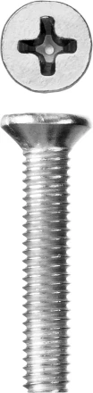 Винт ЗУБР &quot;МАСТЕР&quot; DIN 965, класс прочности 4.8, оцинкованный, M3x16мм, 5кг 303110-03-016 купить в Нягани