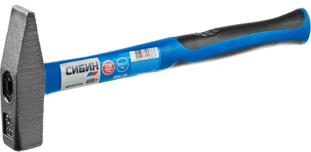Молоток слесарный 400 г с фиберглассовой рукояткой, СИБИН 20047-04 20047-04 купить в Нягани