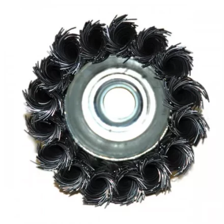 Щетка для УШМ М14/65 мм чашечная сталь витая Энкор 51536 купить в Нягани