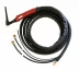Горелка TIG 18 320A 100% M12x1 1/4G 3/8G 4метра без управляющих разъемов Aurora купить в Нягани