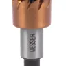 HSS-TiN коронка MESSER  17мм с центр. сверлом и толкающей пружиной для  лист. материала  до 2 мм ц/х купить в Нягани