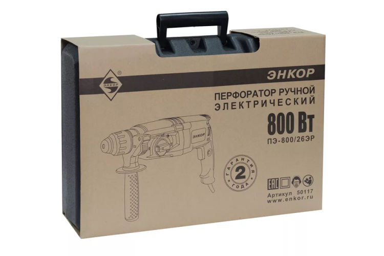 Перфоратор SDS+ ПЭ-800/26ЭР Энкор 50117 купить в Нягани