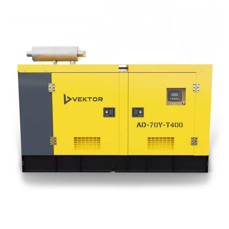 Дизельный генератор Vektor AD-70Y-T400 в шумозащитном кожухе с АВР купить в Нягани
