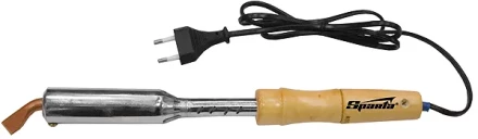 Паяльник электрика с деревянной ручкой SPARTA 100 Вт (220В) 913155 купить в Нягани