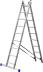 Лестница ЗУБР универсальная, двухсекционная со стабилизатором, 9 ступеней 38821-09 купить в Нягани