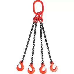 Строп цепной TOR 4СЦ г/п 4,25 т 3,0 м с самозакрывающимися крюками 1018371