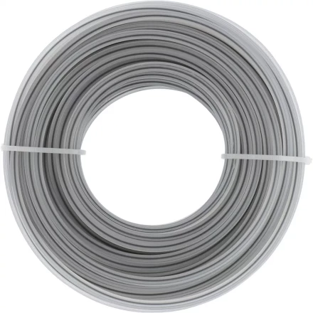 Леска двухкомпонентная для триммера квадратная витая 2,4мм х 15м, EXTRA CORD DENZEL 96185 купить в Нягани