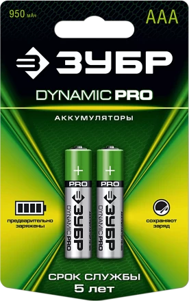 Аккумуляторы DYNAMIC PRO никель-металлгидридные (NiMH) ААА 950мА/ч серия Без серии купить в Нягани