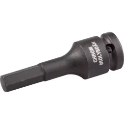 Торцовая головка KRAFTOOL "INDUSTRIE QUALITAT" ударная (1/2"), HEX, Cr-Mo, фосфатированная, H10 27950-10_z01