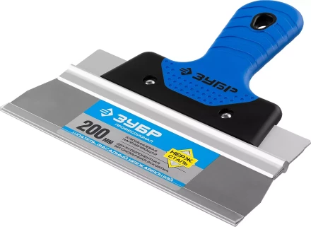 Шпатель ЗУБР &quot;ПРОФЕССИОНАЛ&quot; ФАСАДНЫЙ нержавеющий, 2к ручка. 200мм 10049-20_z03 купить в Нягани