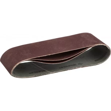 Лента шлифовальная бесконечная ЗУБР &quot;МАСТЕР&quot; на тканевой основе, для ЛШМ, P320, 75х533мм, 3шт 35542-320 купить в Нягани