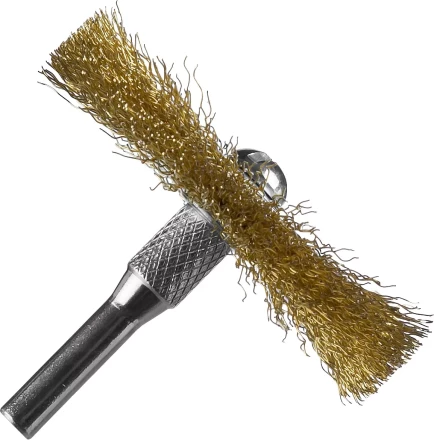 ЗУБР &quot;ПРОФЕССИОНАЛ&quot;. Набор щеток дисковых для дрели, витая стальная латунированная проволока 0,3мм, 5 шт 3521-H5_z02 купить в Нягани