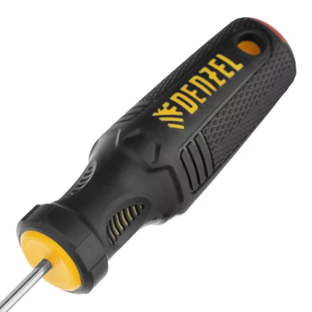 Отвертка PH0х75 мм, CrV, трехкомпонентная рукоятка Denzel 12171 купить в Нягани