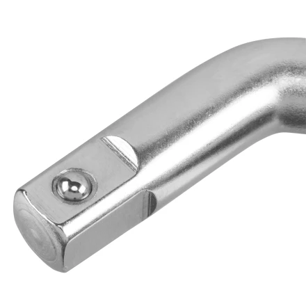 Вороток Г-образный, 250*50 мм, квадрат 1/2&quot;, CrV, матовый хром Denzel 14063 купить в Нягани