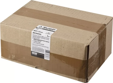 Винт ЗУБР &quot;МАСТЕР&quot; DIN 965, класс прочности 4.8, оцинкованный, M3x12мм, 5кг 303110-03-012 купить в Нягани