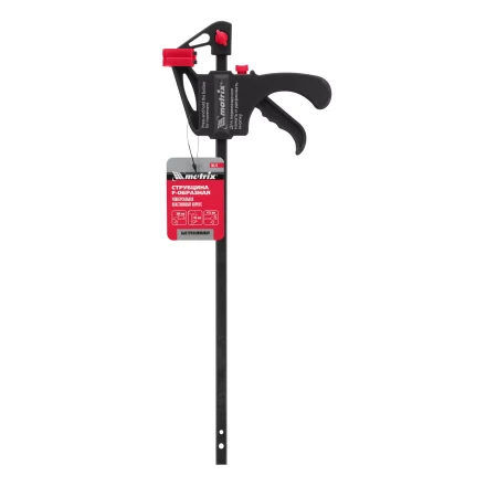 Струбцина универсальная, быстрозажимная, F-образная Matrix, 300 х 415 х 45 мм, пластиковый корпус, 20573 купить в Нягани