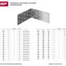 Крепежный угол ЗУБР "МАСТЕР" равносторонний, 80х60х60мм, 1шт 310206-080-060 купить в Нягани