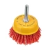 Щетка для дрели Denzel, 65 мм, Чашка, со шпилькой, нейлоновая щетина, 74435 купить в Нягани