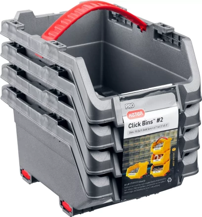 Набор лотков &quot;Clickbin&quot;, 0,45 л, KETER 38065-K4 купить в Нягани