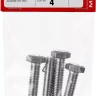 Болт ГОСТ 7798-70, M8 x 40 мм, 4 шт, кл. пр. 5.8, оцинкованный, ЗУБР 303086-08-040 купить в Нягани
