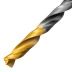 Сверло спиральное по металлу Denzel 5,5 x 93мм, Р6М5, Golden Tip, многогранная заточка, 718277 купить в Нягани