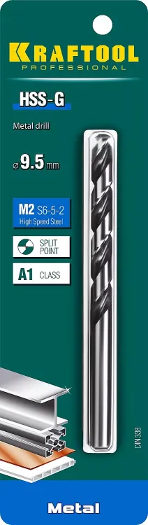 Сверла по металлу HSS-G 29651-9.5 купить в Нягани